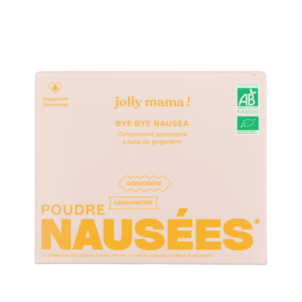 Bye Bye Nausea - Poudre gingembre et cardamome - Jolly Mama