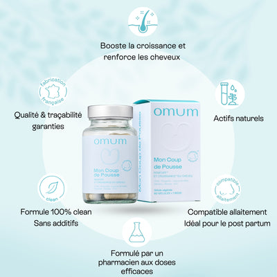 Cure pour accélérer la pousse des cheveux - Omum