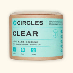 Cure 1 à 3 mois pour l'acné hormonale - Clear Circles
