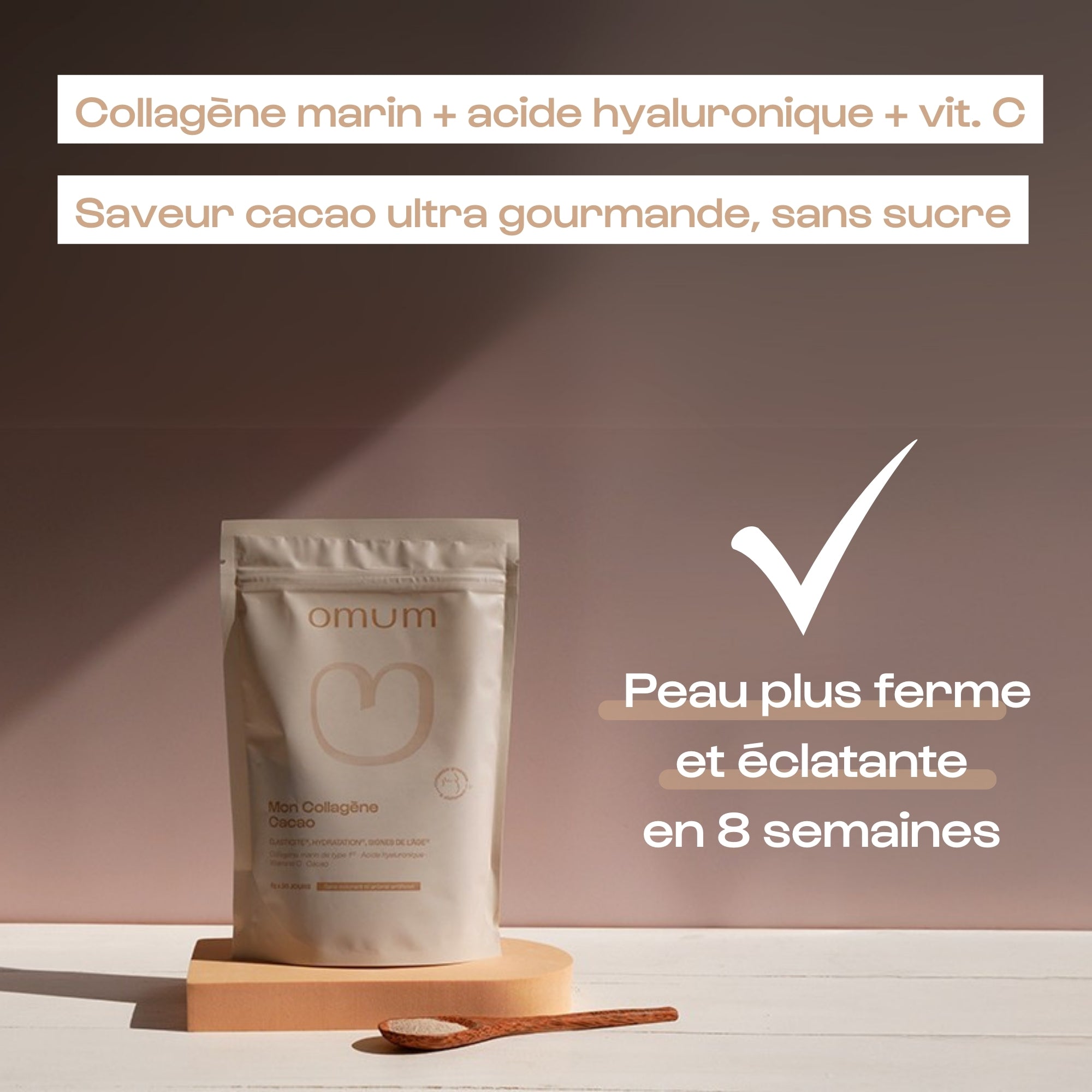 Collagène Marin goût chocolat - Omum