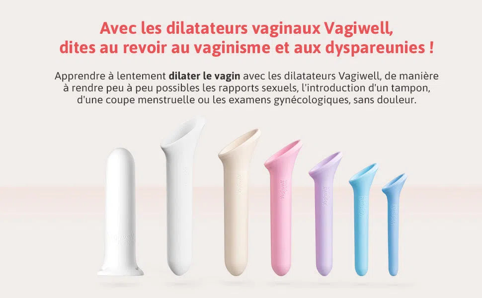 Dilatateurs vaginaux 5 tailles - Vagiwell-Gapianne