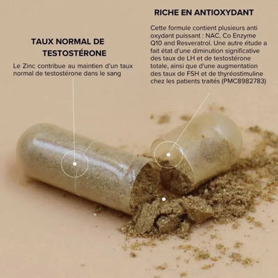 Compléments alimentaires contre l'hirsutisme - Andromaque Imane Harmonie