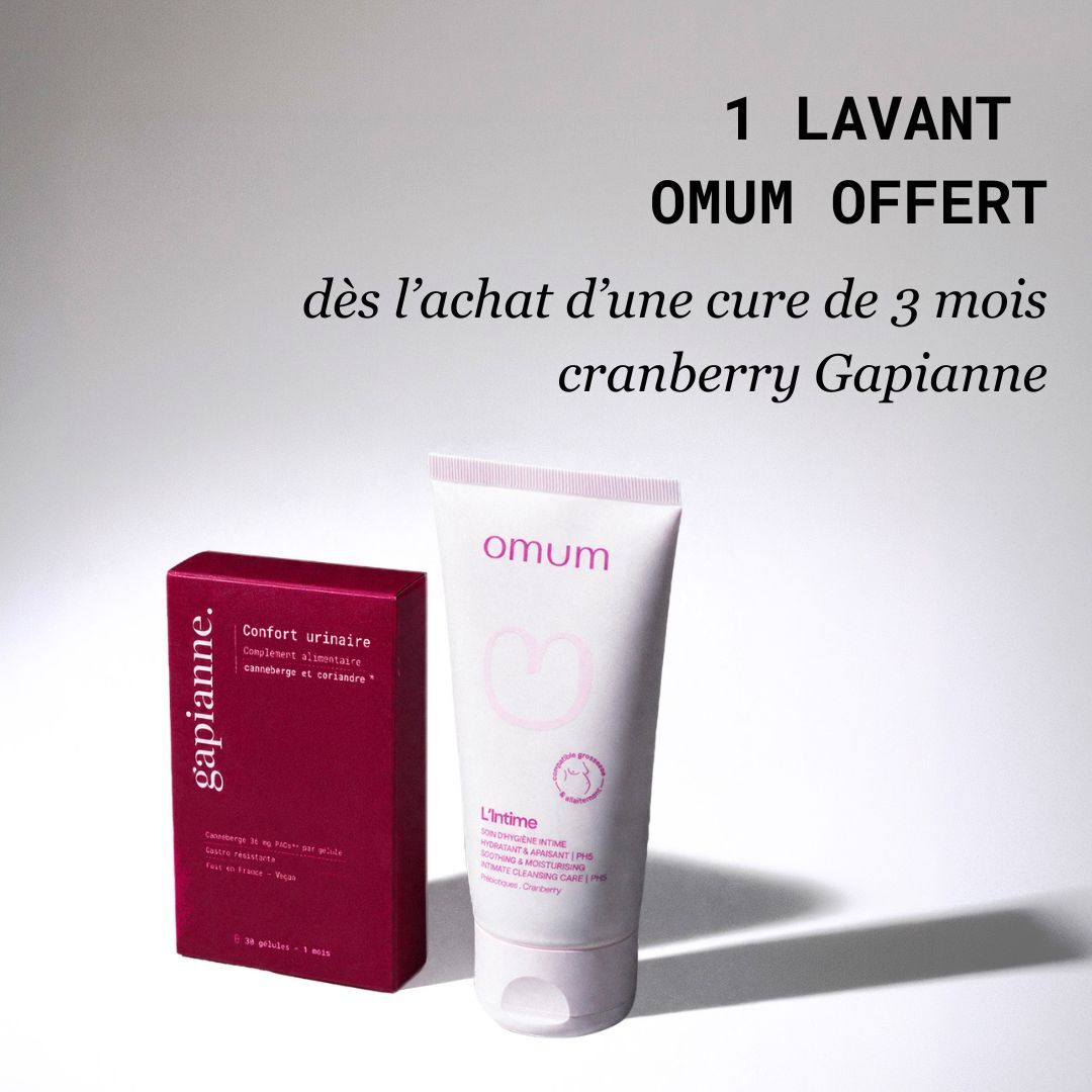 Compléments alimentaires Cranberry - Confort urinaire & Cystites - Gapianne