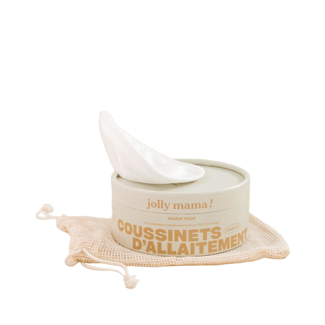 Coussinets d'allaitement lavables et réutilisables - Jolly Mama