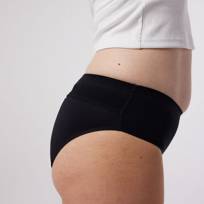 culotte noire anti fuite urinaire