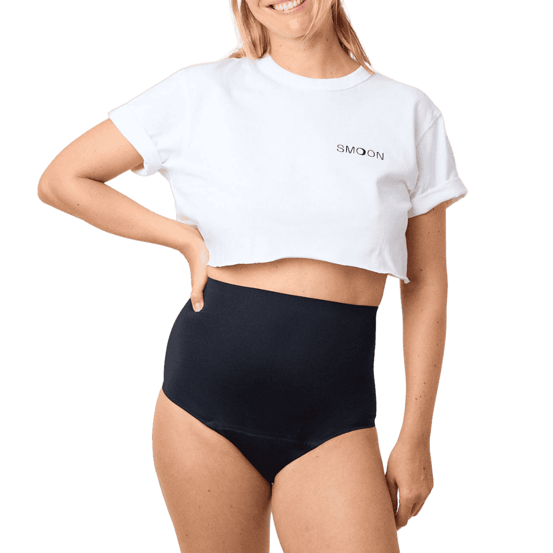 High-waisted menstrual panties - medium flow - Smoon