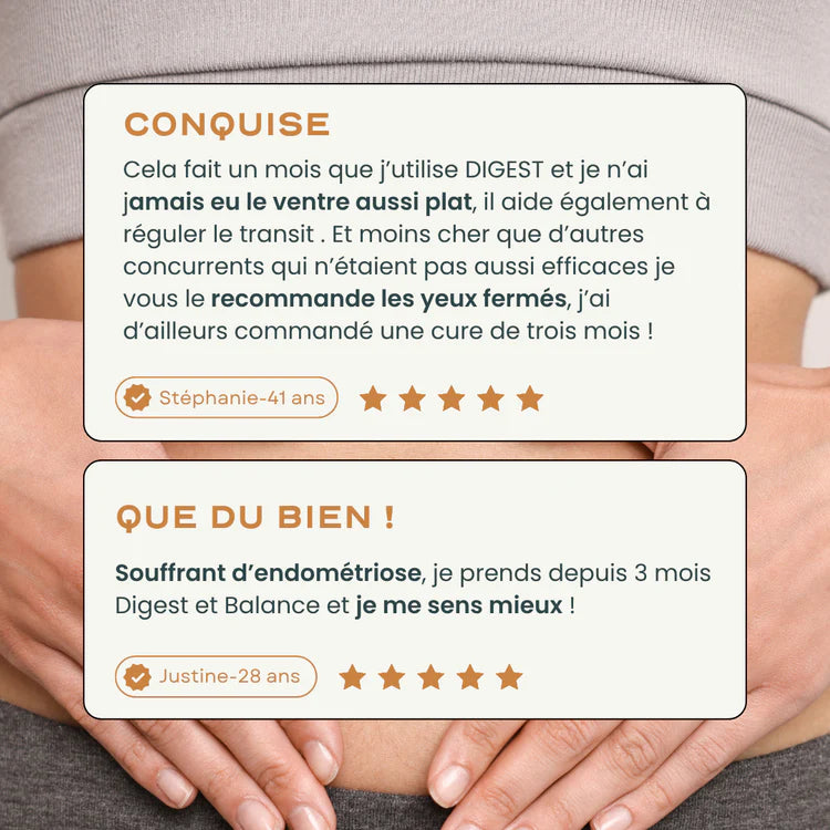 Probiotiques digestion et anti-ballonnement - Digest Circles