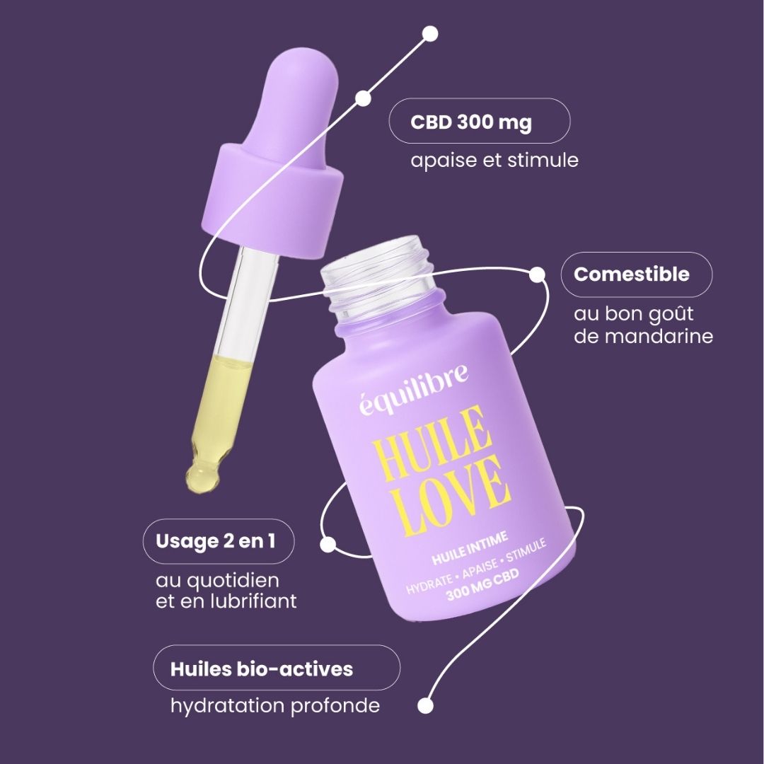 Huile intime CBD - Equilibre