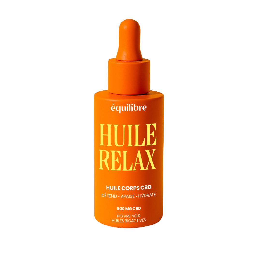 Huile de massage corps CBD - Équilibre