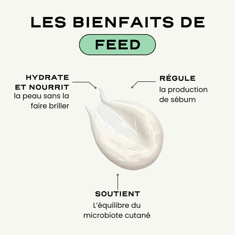 Crème hydratante qui rééquilibre le microbiote cutané - Feed Circles