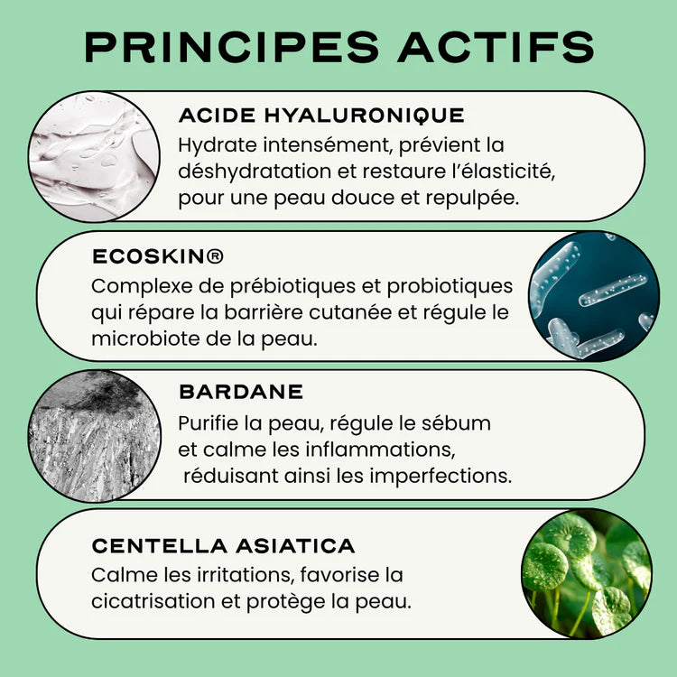 Crème hydratante qui rééquilibre le microbiote cutané - Feed Circles