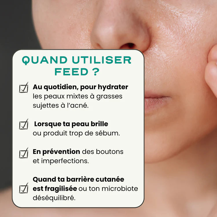 Crème hydratante qui rééquilibre le microbiote cutané - Feed Circles