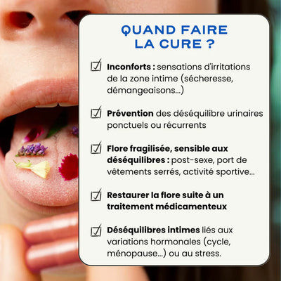 Probiotiques pour cystites, mycoses et infections urinaires - Flora Circles