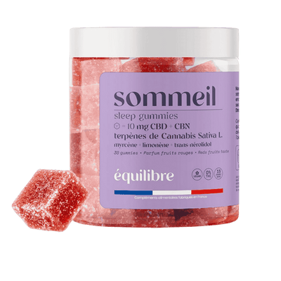 Sleep gummies équilibre en pot
