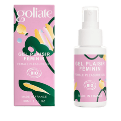 Gel plaisir féminin de la marque Goliate à effet chaud/froid - naturel & certifié bio