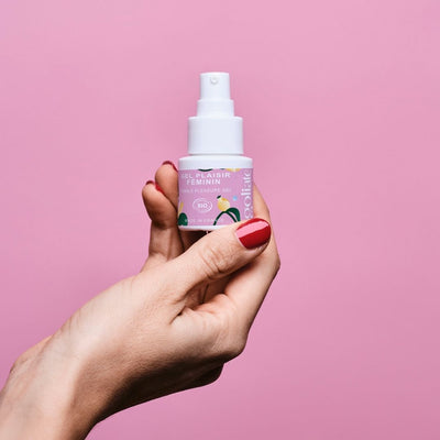 Gel plaisir féminin de la marque Goliate à effet chaud/froid - naturel & certifié bio