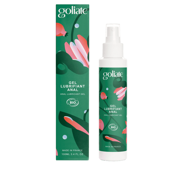Gel lubrifiant anal de la marque Goliate spécialement conçu pour faciliter la pratique de l’anal