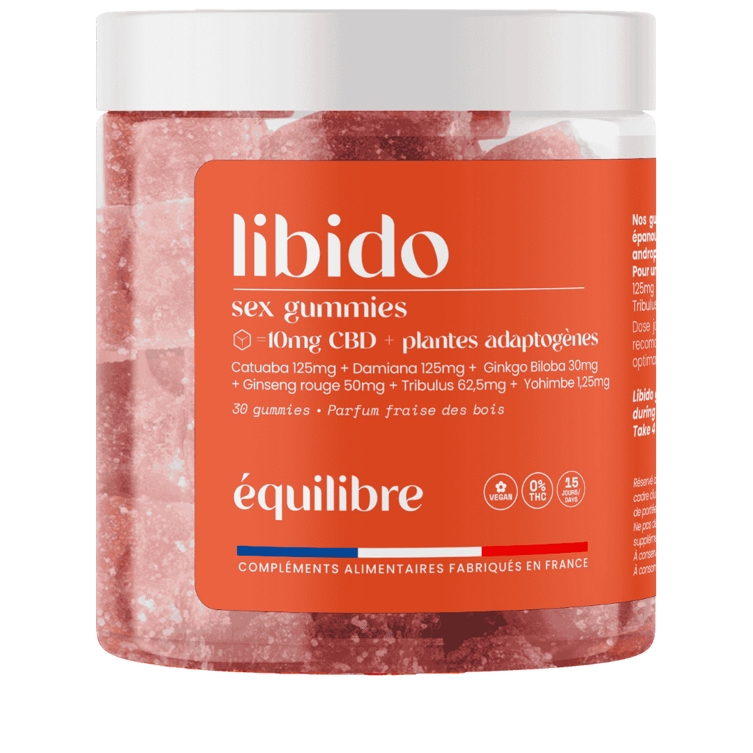 Gummies, complément naturel à base de CBD, booster de libido