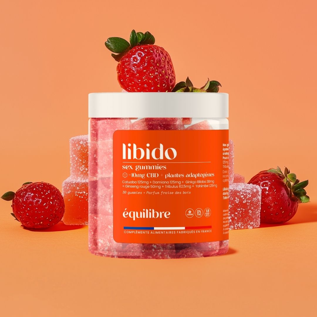 Gummies, complément naturel à base de CBD, booster de libido