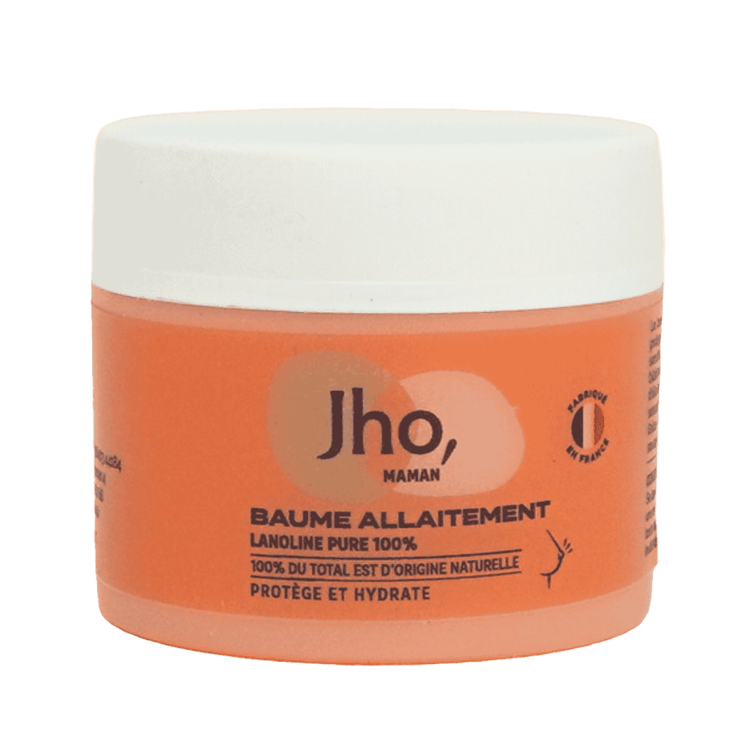 Baume Jho 100% lanoline pour soulager, hydrater et protéger les mamelons sensibilisés pendant l’allaitement
