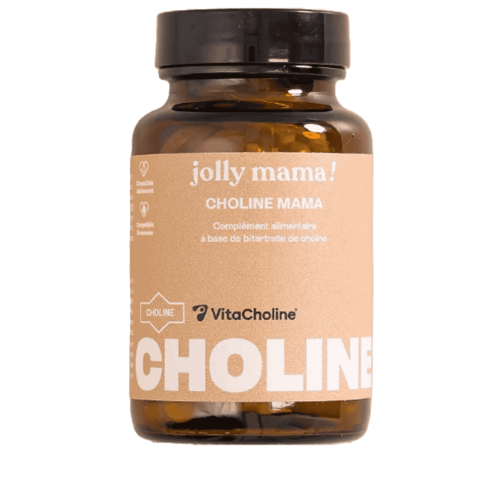Le complément à base de Vitacholine de Jolly Mama pour un apport optimal pendant la grossesse et l’allaitement
