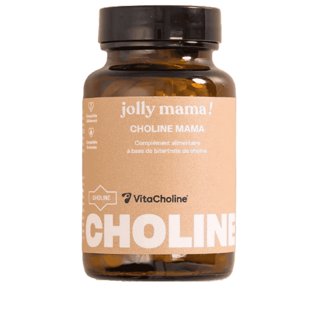 Le complément à base de Vitacholine de Jolly Mama pour un apport optimal pendant la grossesse et l’allaitement
