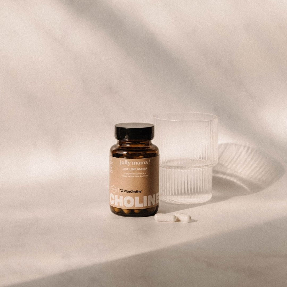 Le complément à base de Vitacholine de Jolly Mama pour un apport optimal pendant la grossesse et l’allaitement