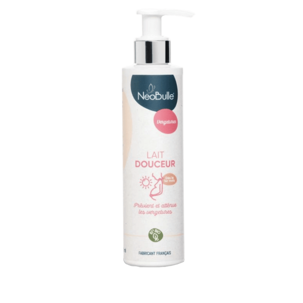 Lait anti vergetures Bio prévient l’apparition des vergetures dès les premières semaines de grossesse- Néobulle