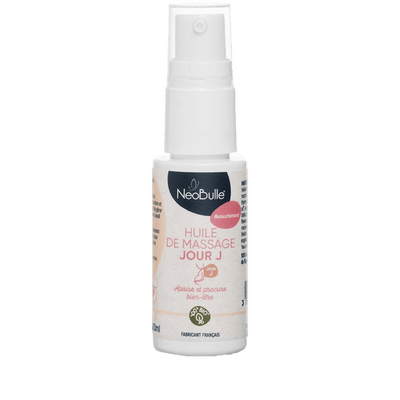 Huile de massage relaxant pour accouchement - Néobulle
