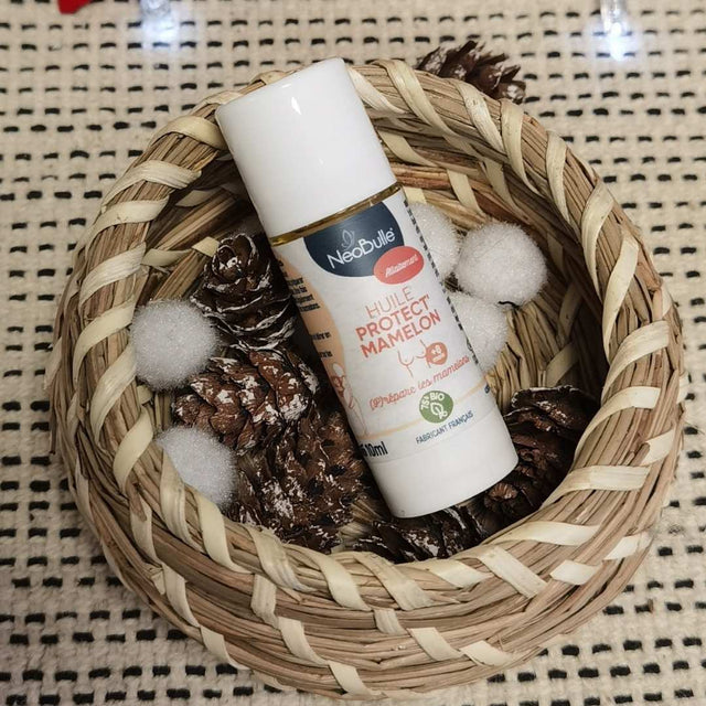 Huile de soin pour mamelon pendant l'allaitement - Néobulle