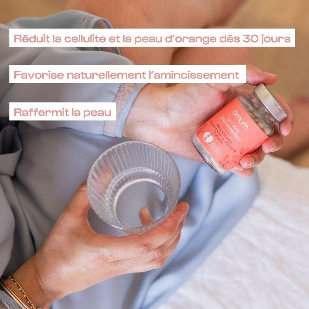 Complément alimentaire minceur 3 en 1, pour favoriser l’amincissement, réduire la cellulite et raffermir la peau - Omum