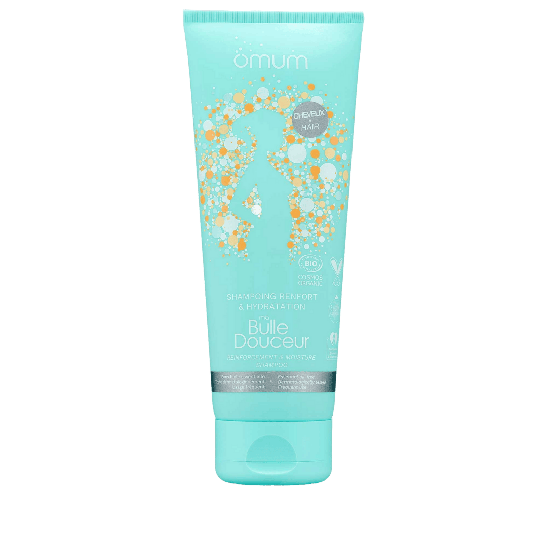 Omum - shampoing naturel sans sulfate forumlé pour fortifier et hydrater les cheveux
