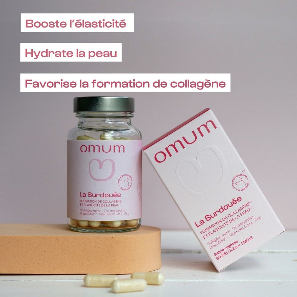 Omum - un complément pour une meilleure élasticité de la peau et la formation de collagène