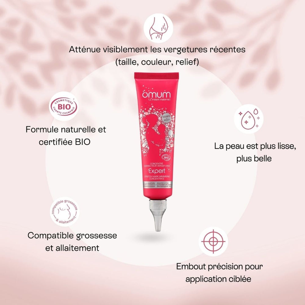 Crème anti-vergetures de grossesse - Omum