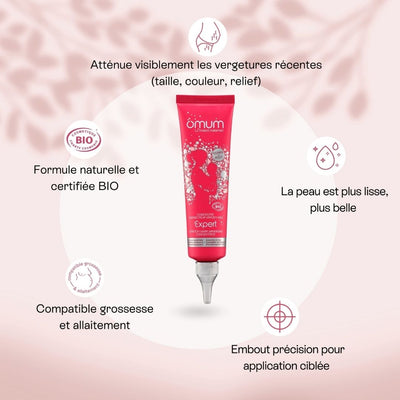 Crème anti-vergetures de grossesse - Omum