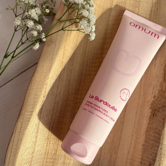 La crème La Surdouée protège, régénère la peau et prévient la formation des vergeture - Omum