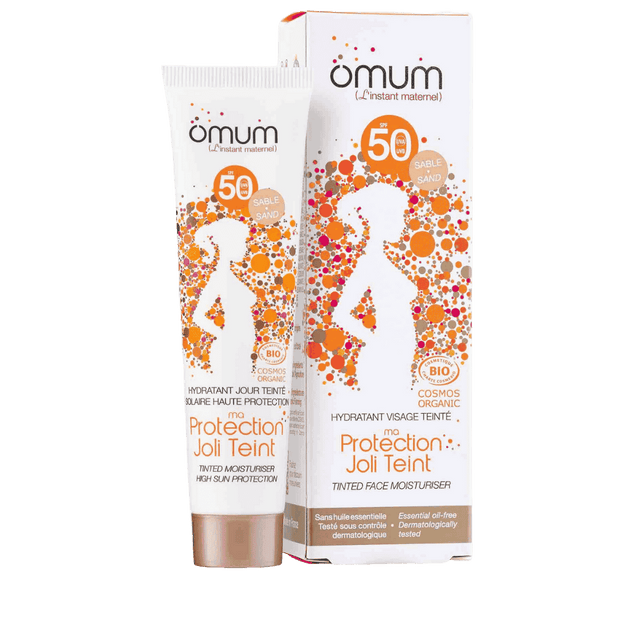 Omum - crème solaire hydratante, teintée et dotée d’une haute protection contre les UVA/UVB