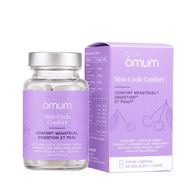 Compléments alimentaires SPM et confort menstruel - Omum