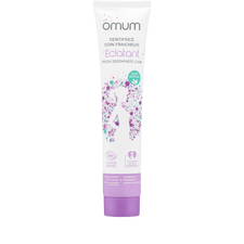 Omum - dentifrice bio sans fluor idéal pour les gencives sensibles ou irritée pour un sourrire éclatant