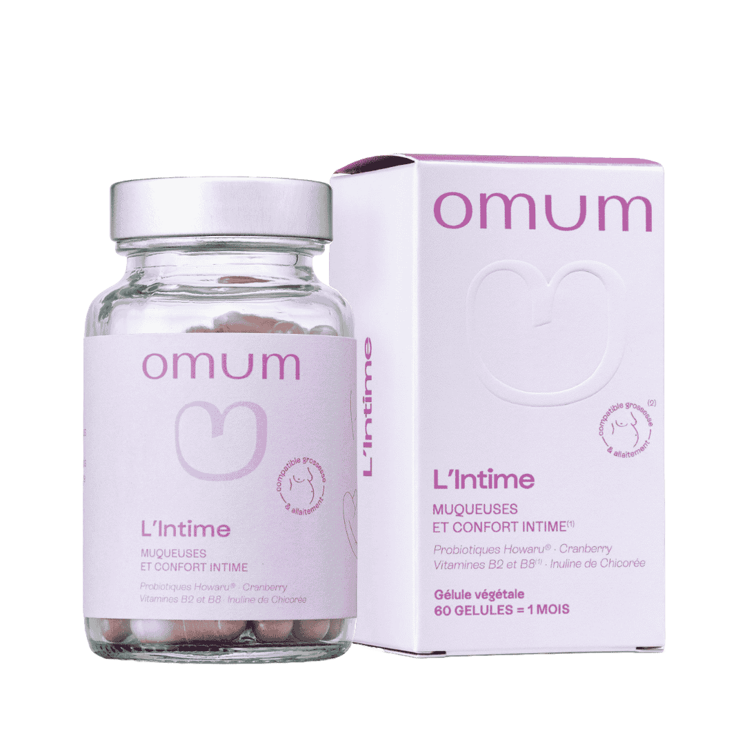 Complément alimentaire pré & probiotiques flore intime : formule 2 en 1 pour protéger et rééquilibrer la flore intime naturellement - Omum