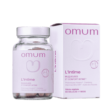 Complément alimentaire pré & probiotiques flore intime : formule 2 en 1 pour protéger et rééquilibrer la flore intime naturellement - Omum