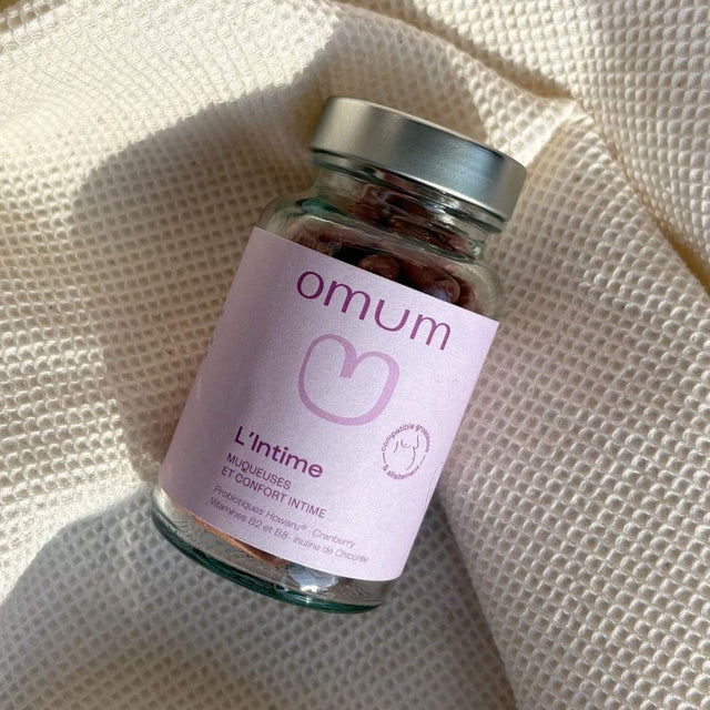 Complément alimentaire pré & probiotiques flore intime : formule 2 en 1 pour protéger et rééquilibrer la flore intime naturellement - Omum