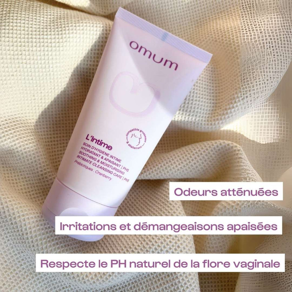 Un gel intime hydratant, apaisant et protecteur. - Omum