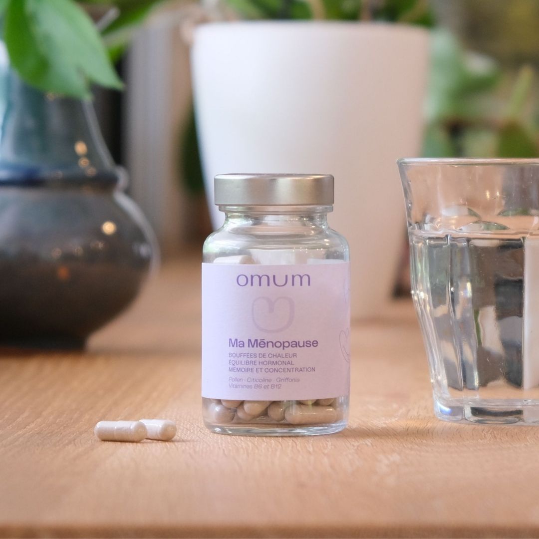 Compléments alimentaires ménopause et bouffées de chaleur - Omum