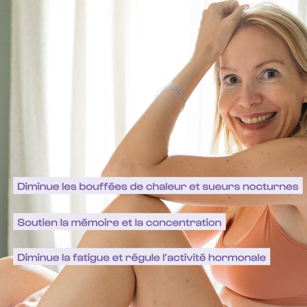 Compléments alimentaires ménopause et bouffées de chaleur - Omum