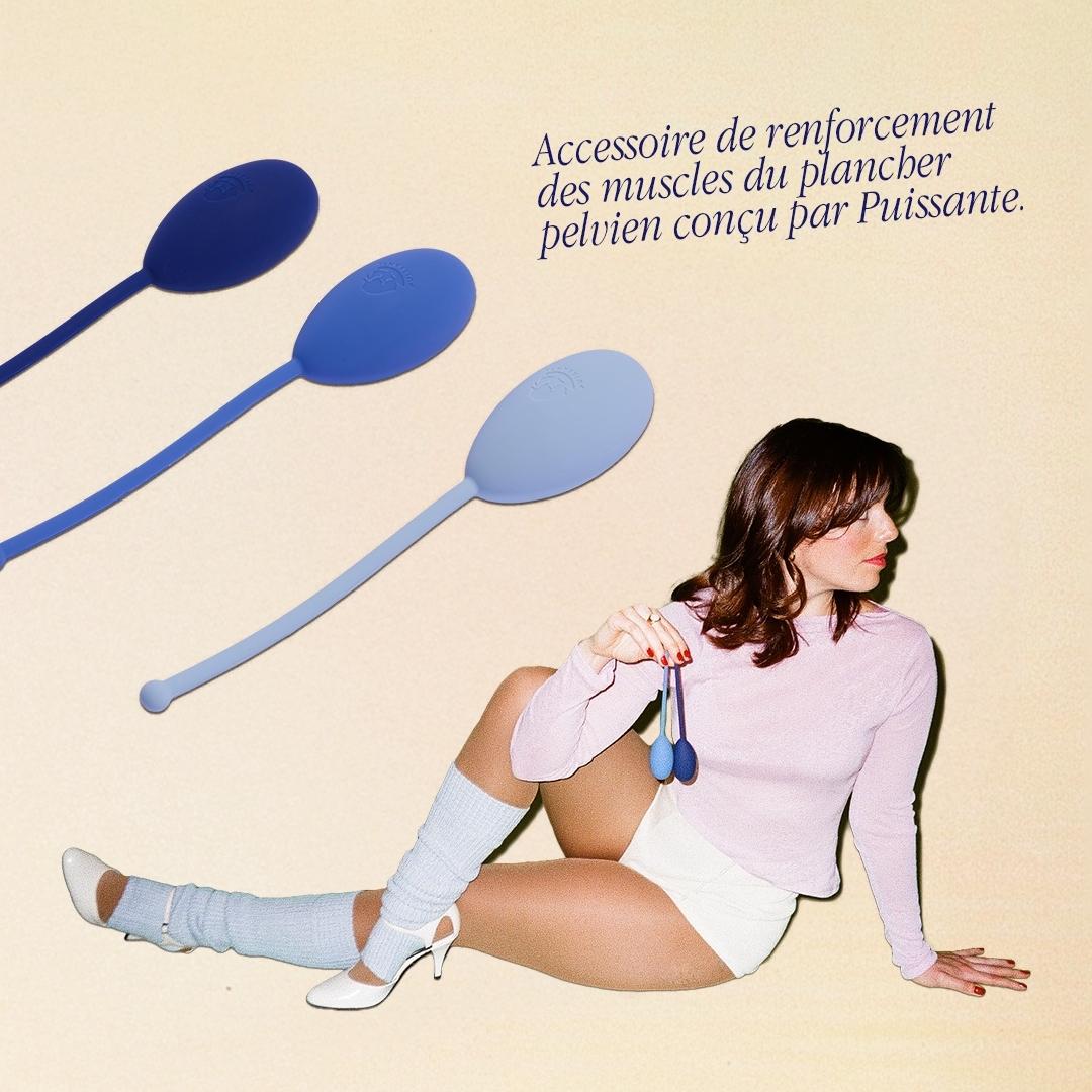 Perles de Kegel pour périnée (x3) - Puissante