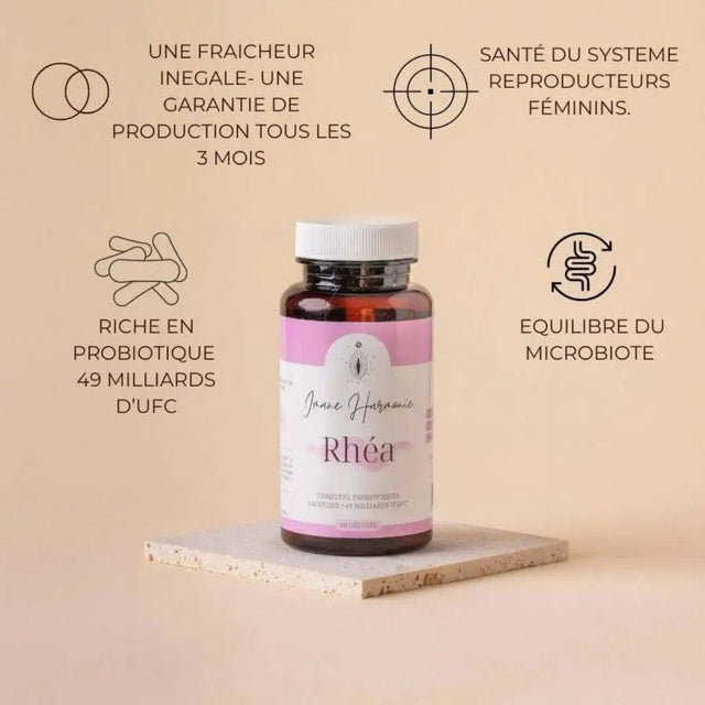 Probiotiques fertilité & santé vaginale - Rhéa Imane Harmonie