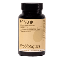 Probiotiques Sova :  finis les ballonnements et les inconforts digestifs 
