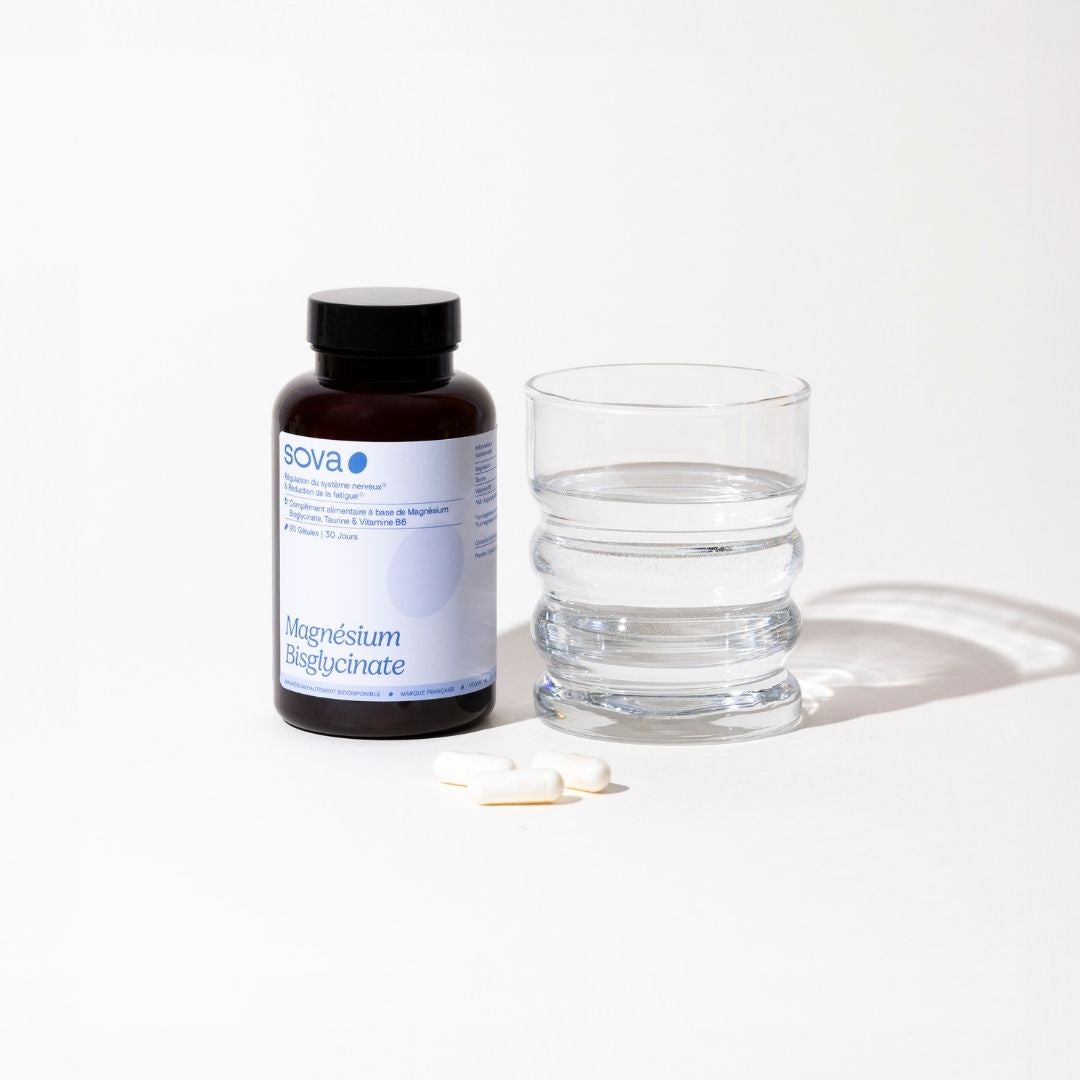 Complements alimentaires Soav pour carence en Magnésium pour réduire la fatigue, apaiser le stress et soutenir le sommeil