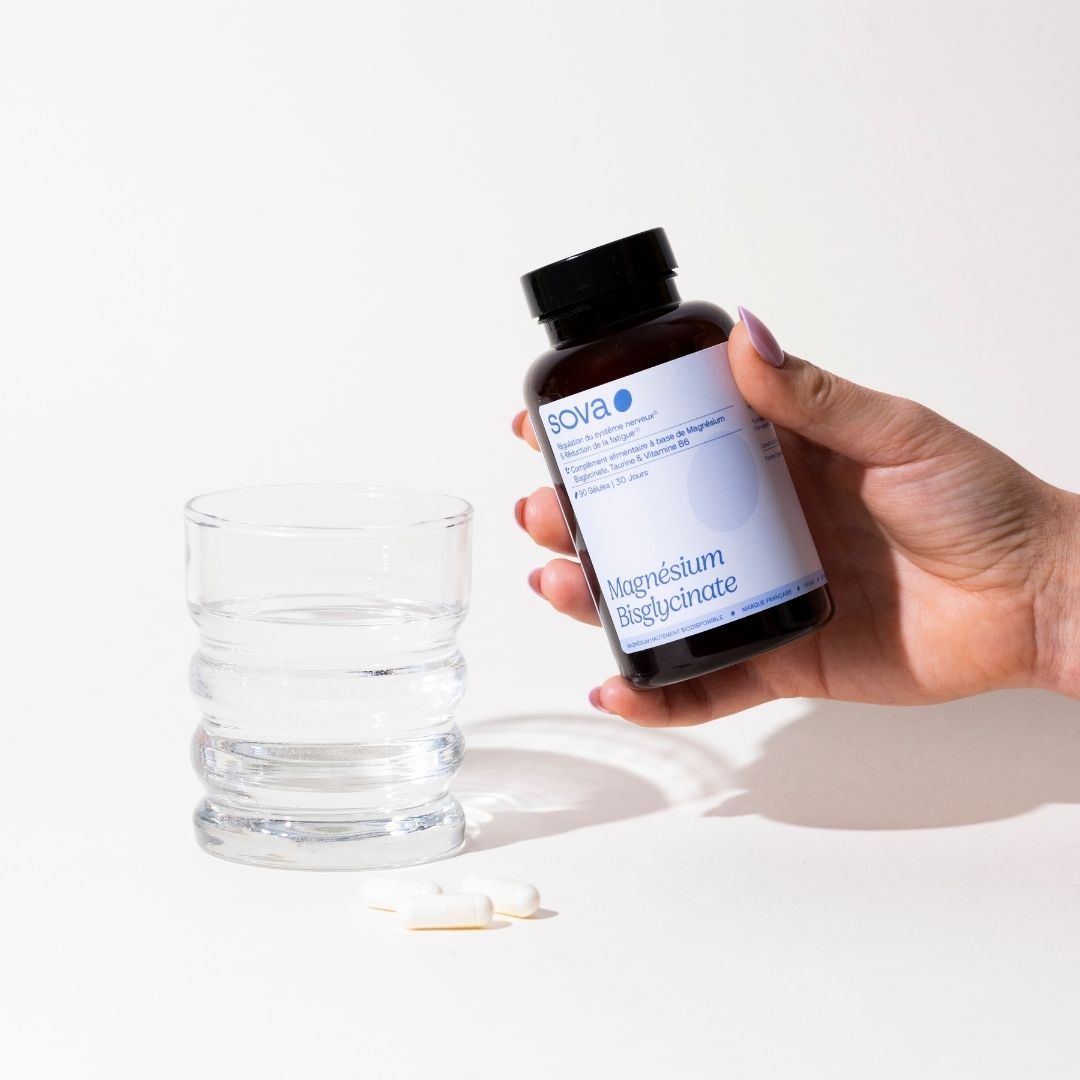 Complements alimentaires Soav pour carence en Magnésium pour réduire la fatigue, apaiser le stress et soutenir le sommeil